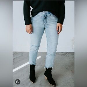 Eunina ankle straight jeans
